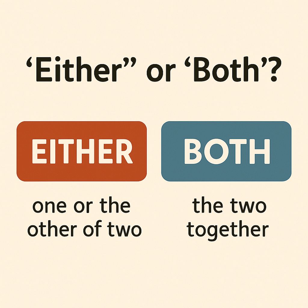 Either vs. Both